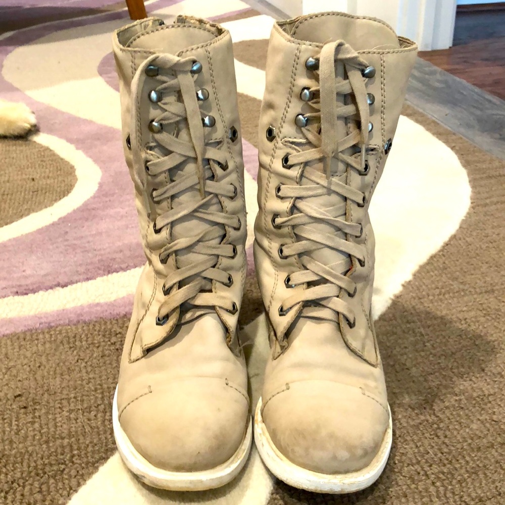 Sam Edelman suede lace-up boots